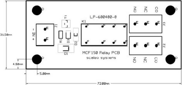 Image du produit Scaleo Systems Carte de relais 1 pc VV-600400-0-C 2 inverseurs