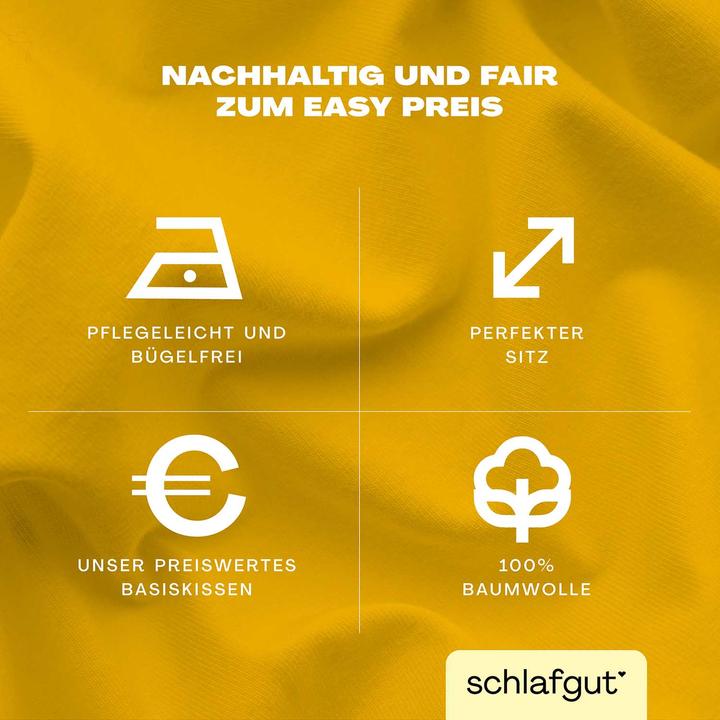 Actual product image schlafgut Easy Jersey (Duvet cover, 40 x 80 cm)