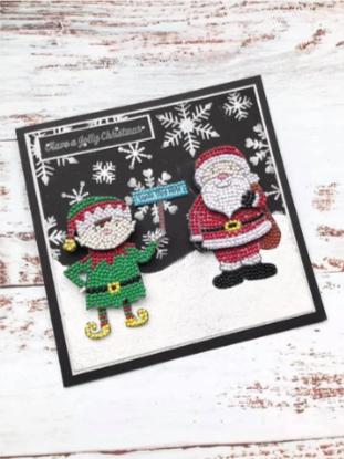 Immagine prodotto Craft Buddy Timbro Crystal Art A6 "Il piccolo aiutante di Babbo Natale