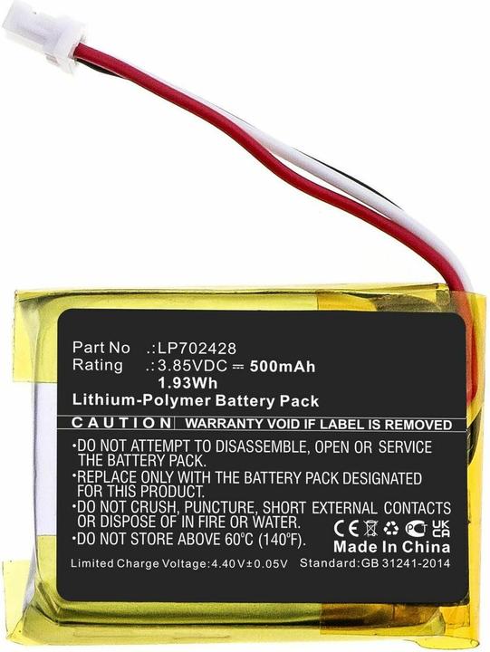 Image du produit CoreParts Batterie sans fil Sony (1930 mAh)