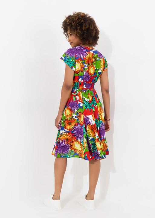 Produktbild Joe Browns Colour Pop Floral Print Cap Sleeve Knee Length Dress (6)