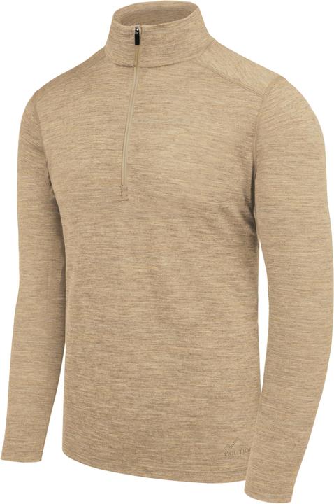 Normani Herren Merino Langarm mit 1/4 Zipper Canberra - 1583
