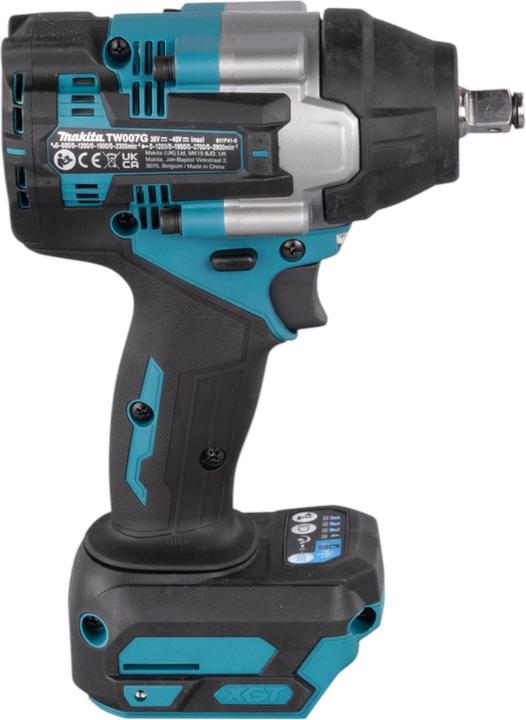 Actual product image Makita TW 007 GD201 Akku Schlagschrauber 40 V max. 760 Nm 1/2" Brushless + 2x Akku 2,5 Ah + (Rechargeable battery operated)