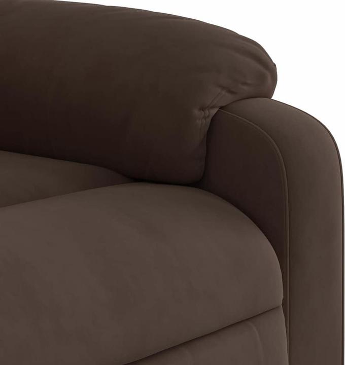 Immagine prodotto VidaXL Sedia da massaggio in tessuto microfibra marrone,Colore: Marrone,Materiale
