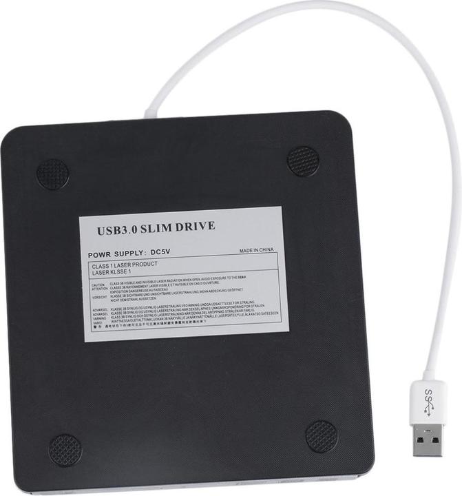 Image du produit Apfelkiste Graveur externe Slim USB 3.0 CD DVD-RW (Graveur de DVD, Graveur de CD)