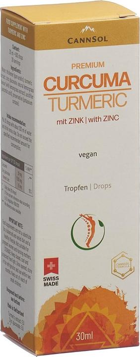 Produktbild Cannsol Premium Curcuma mit Zink Tropfen (1 Stück, Tropfen, 107 g)