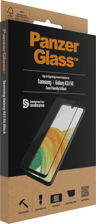 Actual product image PanzerGlass Case Friendly AB (1 Piece, Samsung Galaxy A33 5G)