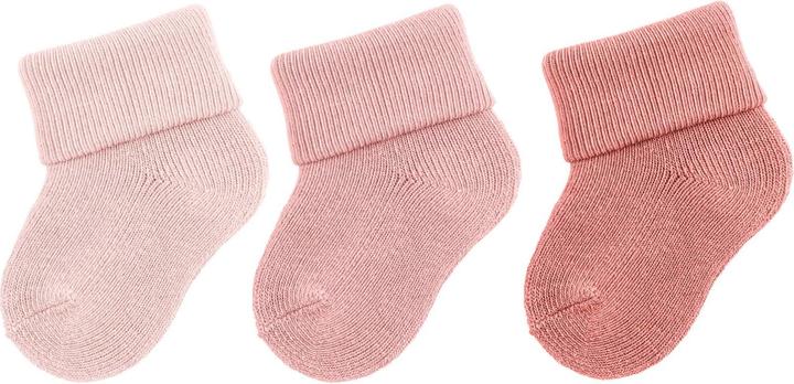 Immagine prodotto Sterntaler Set di 3 calzini uni rosa pallido Taglia unica (confezione da 3, Taglia unica)