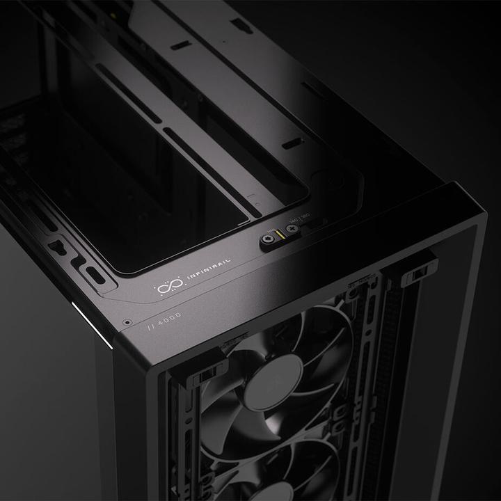 Actual product image Corsair Geh Midi FRAME 4000D RS Mid-Tower, Black (mATX, Mini-ITX, ATX, E-ATX)