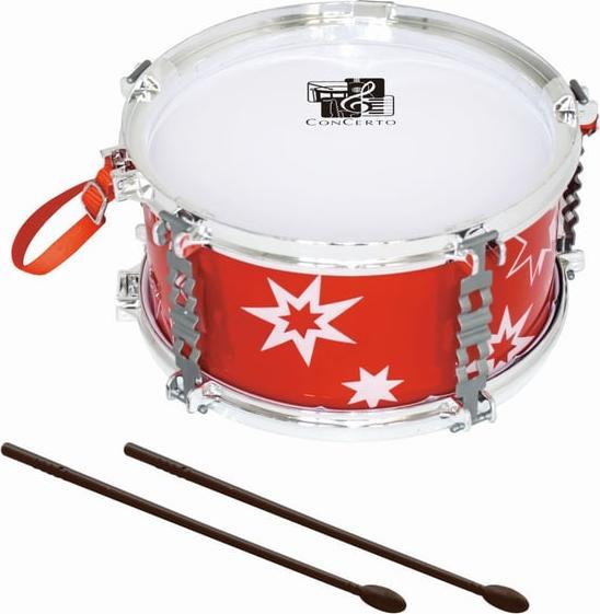 Image du produit TrendAlliance Concerto 681.08301 708301 Tambour de marche en plastique, tambour avec sangle et 2 baguettes, K