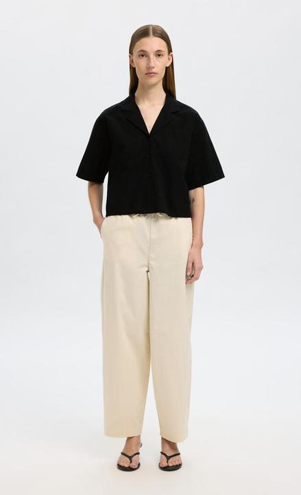 Image du produit Selected Femme Kurzarm Crop-Bluse (36)