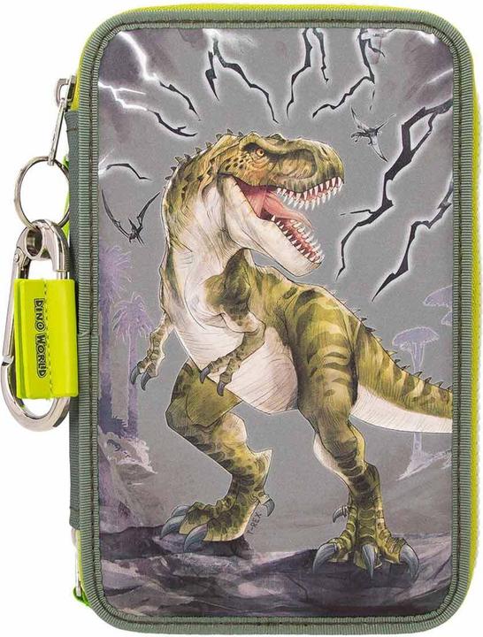 Actual product image Dino World - Triple Pencil Case REFLECTOR ( 0411758 )