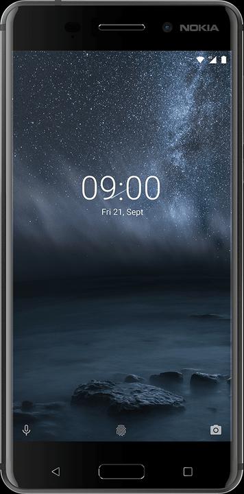 Nokia 6 (32 GB, Matte Black, 5.50", Hybrid Dual SIM, 16 Mpx, 4G)