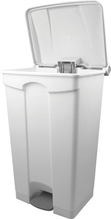 Produktbild Helit Papierkorb 18 l H331xØ315 mm mit Griffrand Kunststoff lichtgrau (18 l)