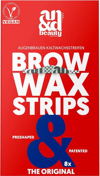 Actual product image A.N.D. beauty Brow Wax Strips Set
