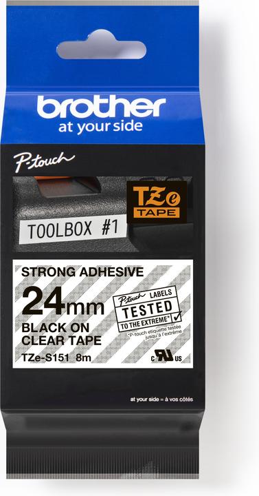 Produktbild Brother Tze-S151 (2.40 cm, Grau)