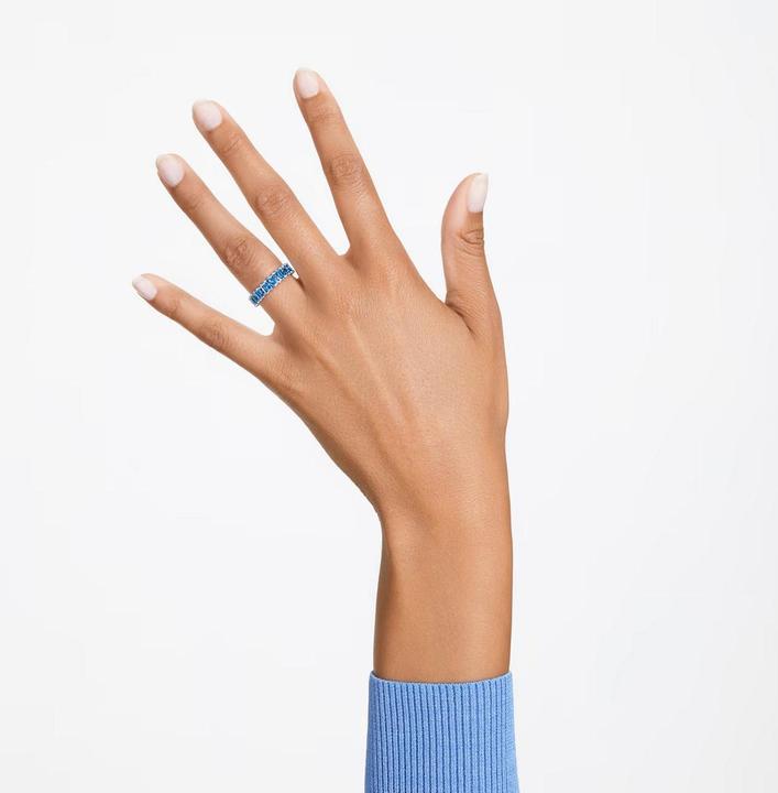 Produktbild Swarovski Matrix Ring Rundschliff Blau (64)