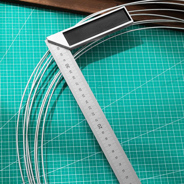 Produktbild Deli Tools Steel Angle Ruler EDL302350, 350mm (350 mm)