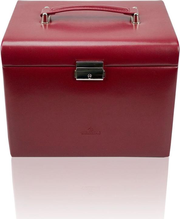 Image du produit Windrose Coffret à bijoux Merino 13 - Rouge