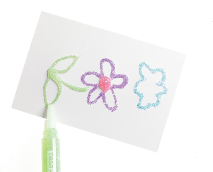 Immagine prodotto tesa Penne glitterate decorative (10 g)