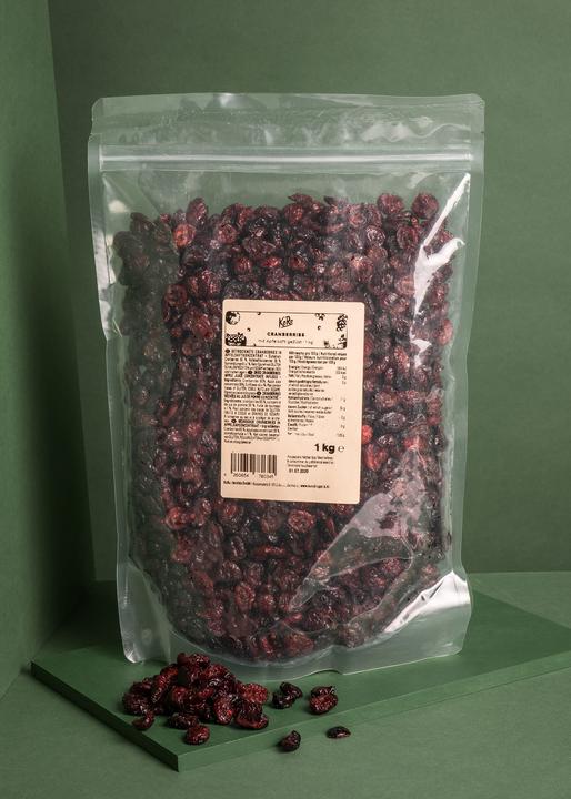 Produktbild KoRo Cranberries mit Apfelsaft gesüsst (1000 g)