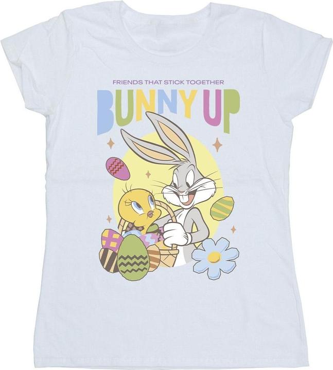 Actual product image Looney Tunes Womens/Ladies Bunny Up Cotton T-Shirt (L)