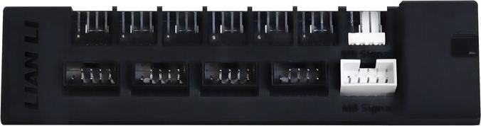 Actual product image Lian-Li EDGE HUB, 4x USB, 6x PWM - schwarz
