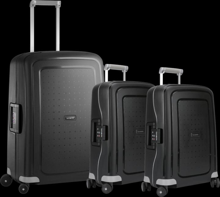 Samsonite S'cure Spinner 69+55+55 cm Black Kofferset (102 l)