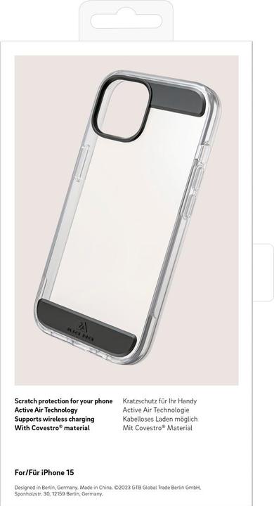 Actual product image Black Rock Air Robust (Apple iPhone 15)
