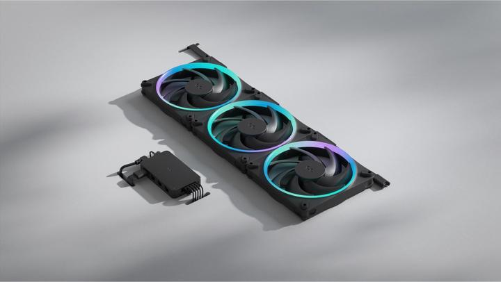 Actual product image Fractal D. Momentum 14 RGB Black (140 mm, 1 x)