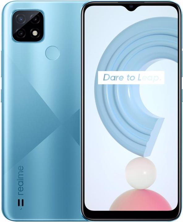 realme C21 (32 GB, Cross Blue, 6.50", Dual SIM, 13 Mpx, 4G)