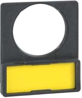 Actual product image Schneider Electric Legend plate,Black/red
