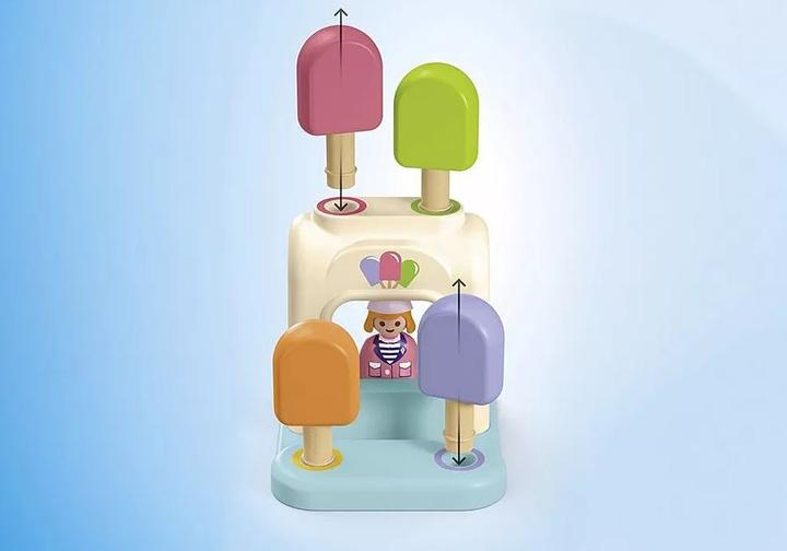 Produktbild Playmobil 1.2.3: Erlebnisturm mit Eisstand (71703, Playmobil 1.2.3)