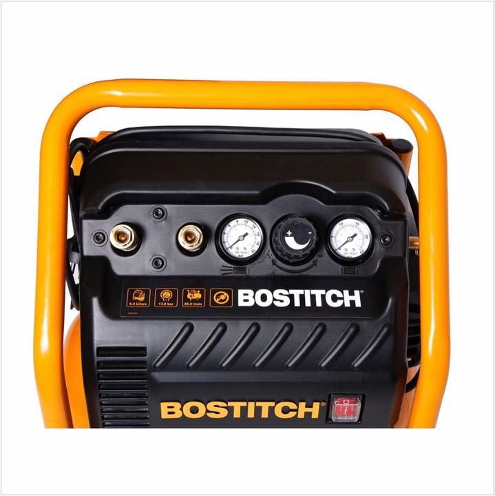 Produktbild Bostitch RC10SQ-E Baustellen Kompressor 9,4 Liter / 1,5 PS / 13,78 Bar / 230 V extrem leise (13.78 Bar, 9.40 l)