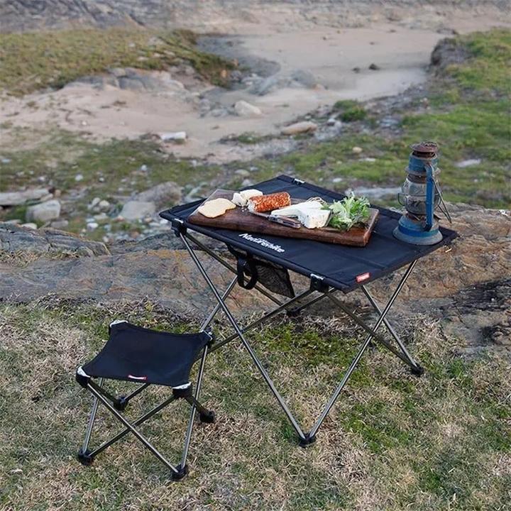 Immagine prodotto Naturehike Faltbarer Outdoor Klapphocker, Klappstuhl für Camping und Wandern - Schwarz