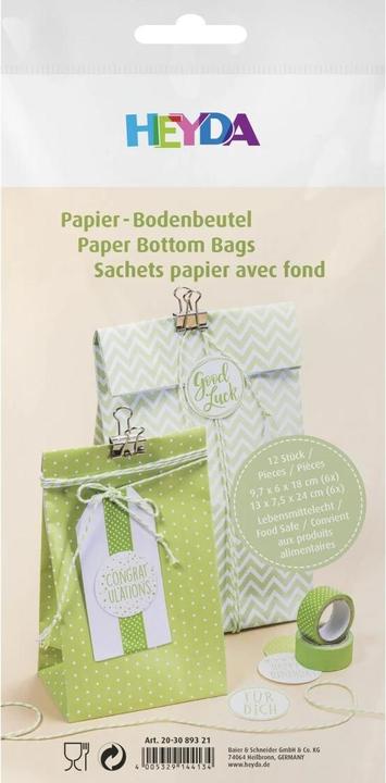 Produktbild Heyda Papiertüte (Geschenktüte, 12 x)