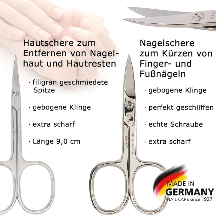 Actual product image Kellermann Manicure set 'Vittoria', black