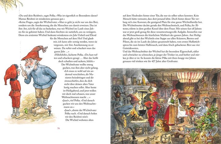 Actual product image Wichtel, Wunder, Winterzauber (German, Astrid Lindgren, Anne-Kristin of Bruges, Kitty Crowther, Maike Dörries, Silke von Hacht, 2023)