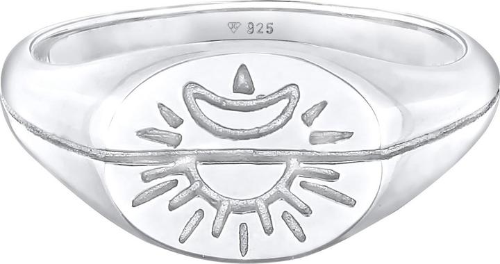 Produktbild Elli Halbmond, Siegelring, Sonne (56, 925 Silber)