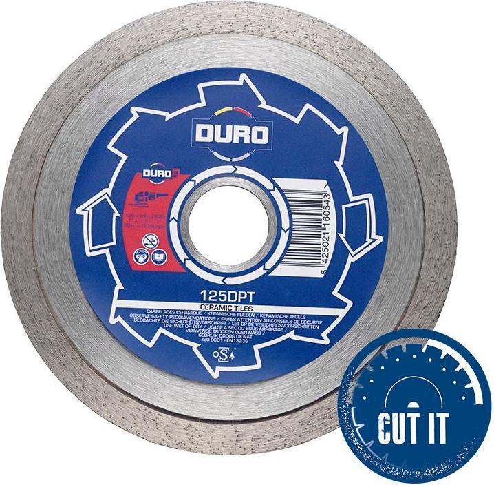 Duro 20902 Diamantsäge: DPT 125x1,6x22,2