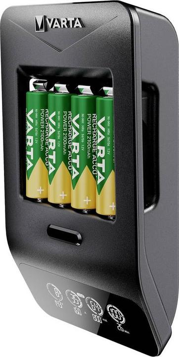 Produktbild Varta LCD Smart Charger+ (1 Stk., AA, 2100 mAh, Ladegerät inkl. Akku)