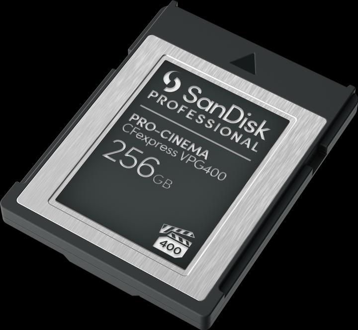 Actual product image SanDisk PRO-CINEMA CFexpress" VPG400 (256 GB, CFexpress type B)