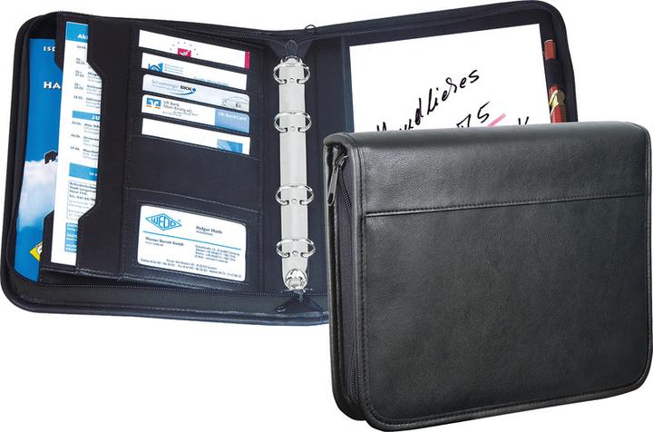 Actual product image Wedo College folder imitation leather black A5 (A5, 1 x)