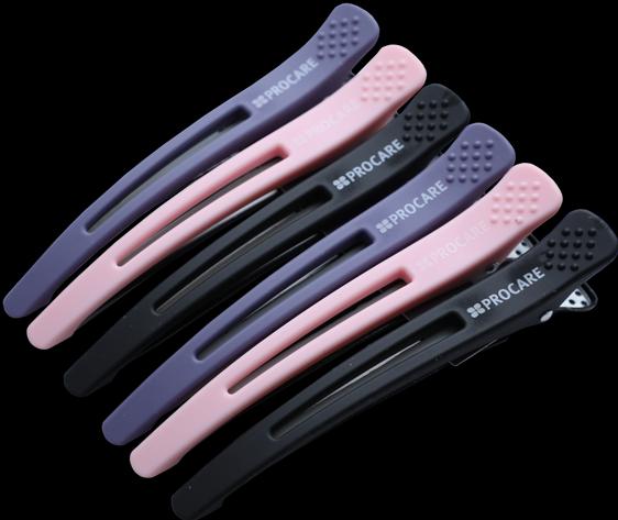Produktbild Procare Premium Hair Sectioning Clips Pink/Violett/Black