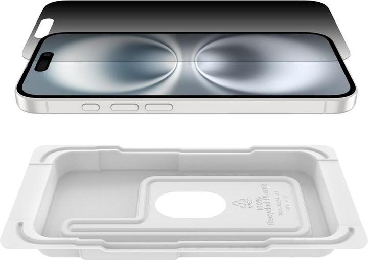 Actual product image Belkin Screenforceinvisiglass (1 Piece, Apple iPhone 16)