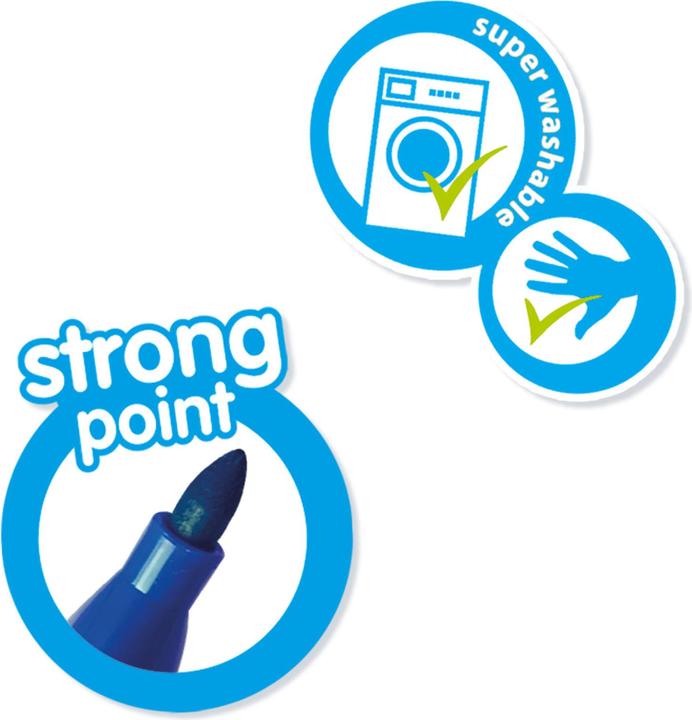 Image du produit Ses Marqueur Triangle Grip (Multicolore, 12 x)