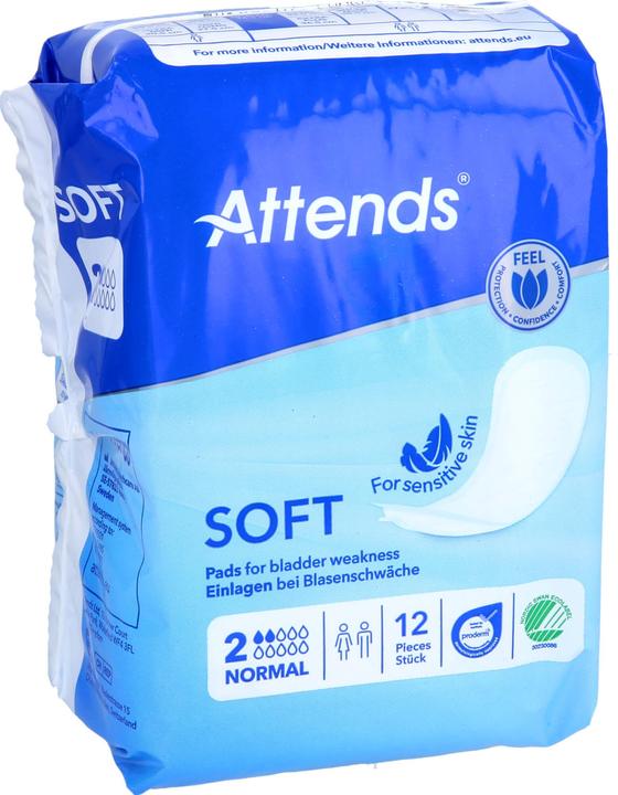 Produktbild Attends Soft 2 Normal Einlagen (12 x, Normal)