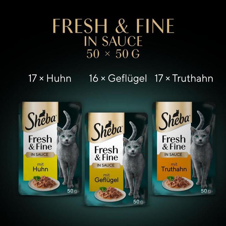 Produktbild Sheba Fresh & Fine in Sauce (Adult, Senior, 1 Stk., 2500 g)