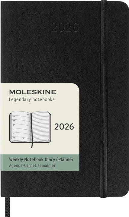 Produktbild Moleskine Taschenagenda (A6, Englisch)
