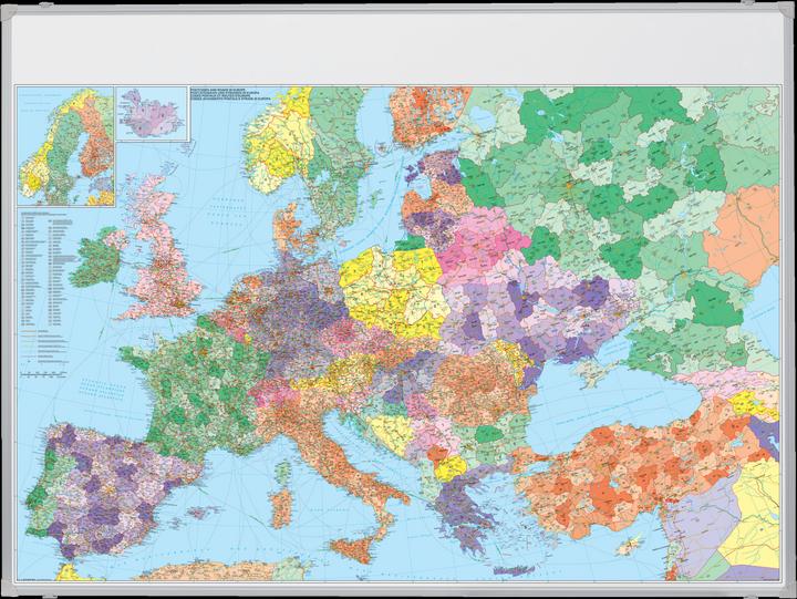 Actual product image Franken Map Board Europe magentic
